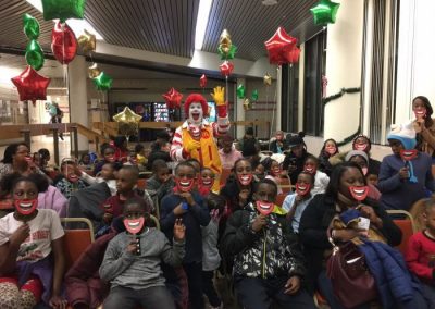 Children and Parents from Bronzeville Have Dinner With Santa
